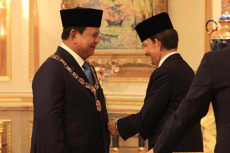Presiden Prabowo Dianugrahi Bintang Kebesaran Brunei Darussalam