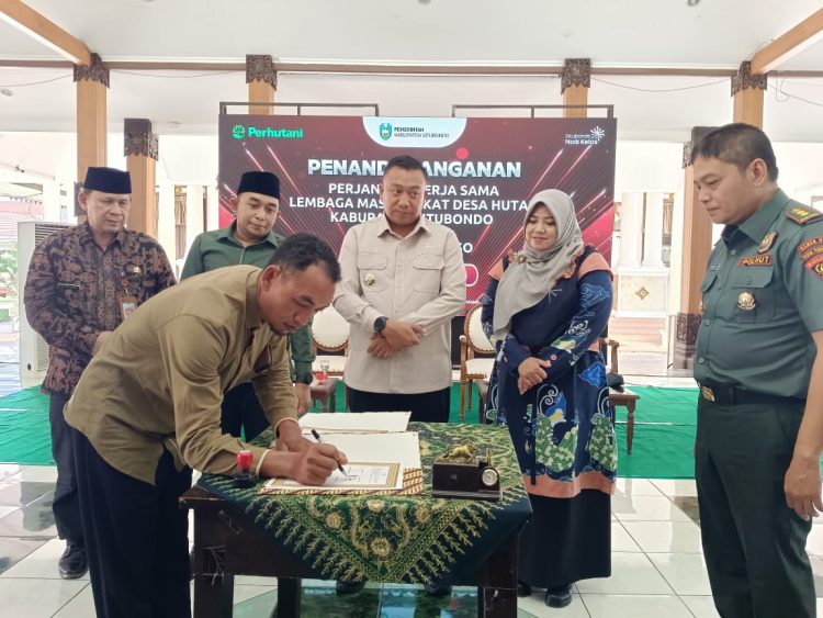 Penandatanganan Perjanjian Kerjasama antara LMDH Kabupaten Situbondo dan Perhutani KPH Bondowoso: Wujud Sinergi Pengelolaan Hutan Lestari