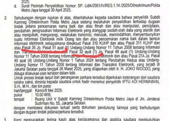 Bareskrim Polri: Strategi Penyelamatan Pagar Laut Dan Ijazah Palsu Jokowi