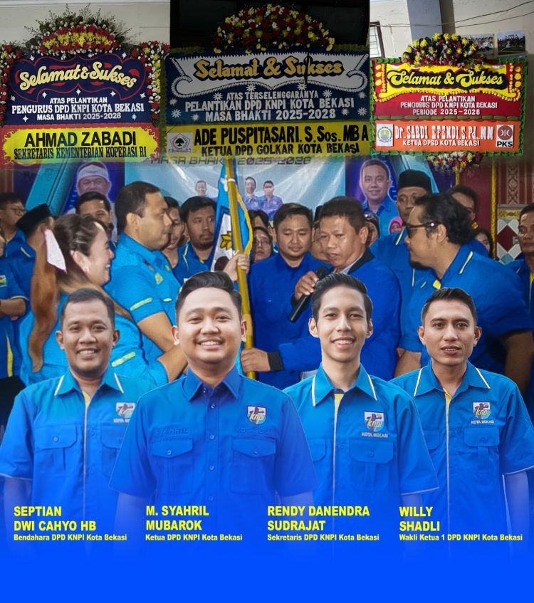 KNPI Kota Bekasi 2025–2028 Resmi Dilantik, Dorong Persatuan Pemuda dan Kemitraan dengan Pemerintah