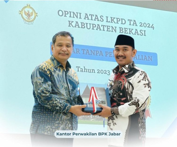 Kabupaten Bekasi Raih Opini WTP 2024