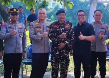 Kapolres Metro Bekasi Tinjau Langsung Pengamanan Ibadah Kenaikan Isa Almasih di Gereja Ibu Teresa Cikarang