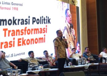 Di Depan Aktivis 98, M Qodari Sebut Prabowo Aktor Demokrasi Politik