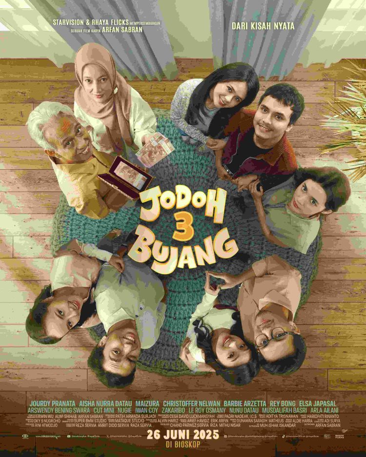 Starvision dan Rhaya Flicks Rilis Trailer Resmi “Jodoh 3 Bujang”, Komedi Keluarga Segar dari Makassar