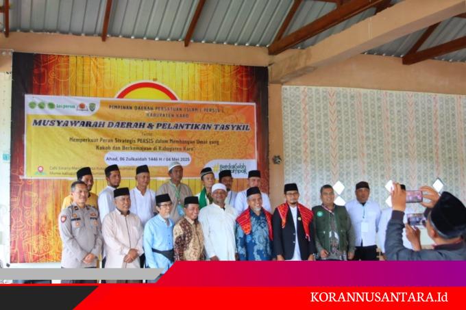 Hadiri Pelantikan Persis Kab Karo, M Nuh: Persis Aktif Beri Dukungan dan Bantuan bagi Perjuangan Rakyat Palestina