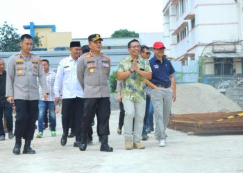 Kapolres Metro Bekasi Gelar Safari Kamtibmas dan Salurkan Bantuan ke Gereja Paroki Ibu Teresa