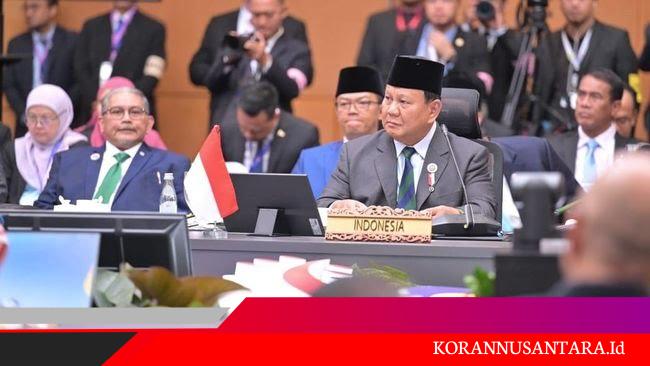 Presiden Prabowo Hadiri KTT Ke-16 BIMP-EAGA, Bahas Kerja Sama Kawasan Timur ASEAN