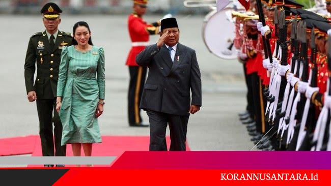 Presiden Prabowo Terbang ke Thailand, Berikut Agendanya!