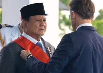 Presiden Prabowo Terima Penghargaan Grand Croix de la Legion d’Honneur dari Macron   