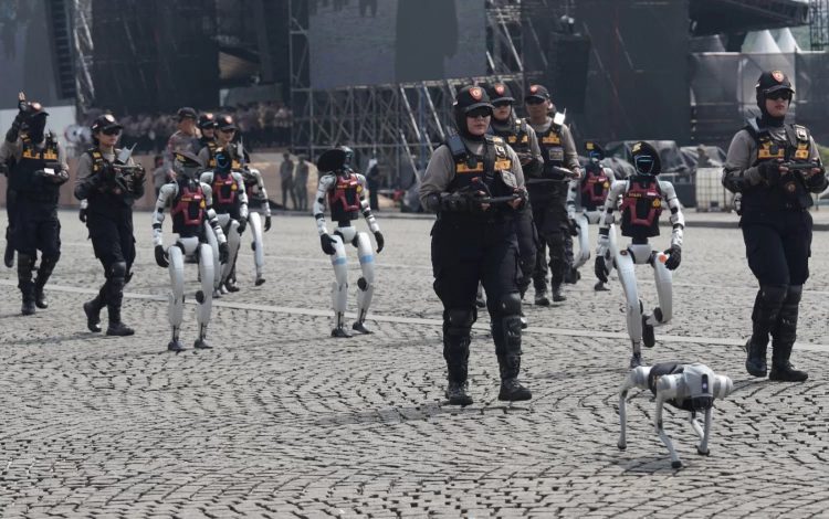 HUT Bhayangkara ke-79, Polri Tampilkan Robot Humanoid-K9: Wujud Modernisasi Polri