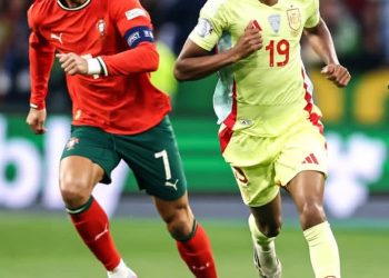 Final Panas : Spanyol Unggul 2-1, Portugal Tak Berdaya di Babak Pertama
