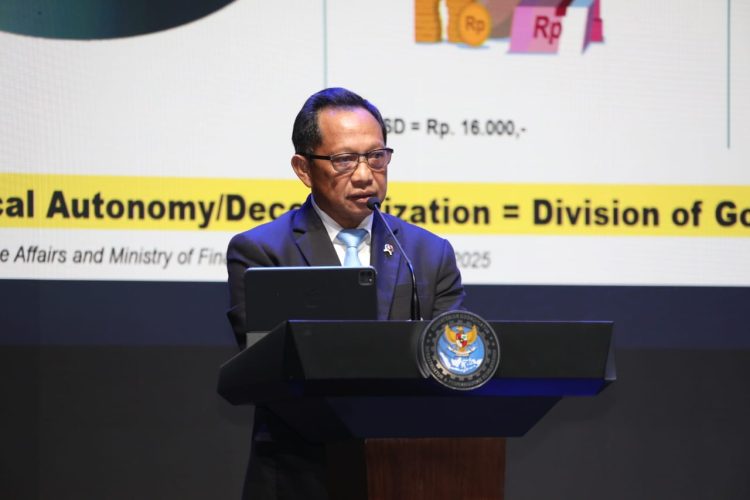 Mendagri: Pemda Pegang Peran Strategis dalam Pembangunan Infrastruktur Nasional