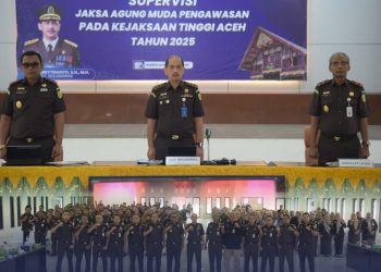 Plt Sekretaris Jaksa Agung Muda Supervisi di Kajati Aceh