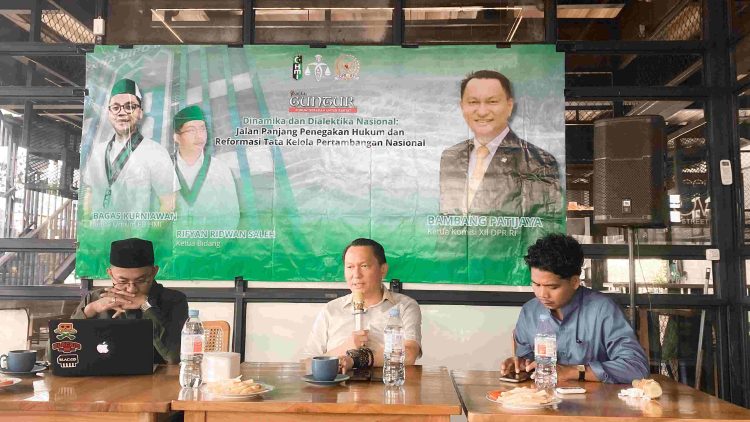 PB HMI Gelar Forum GUNTUR: Dinamika Penegakan Hukum dan Reformasi Pertambangan Nasional