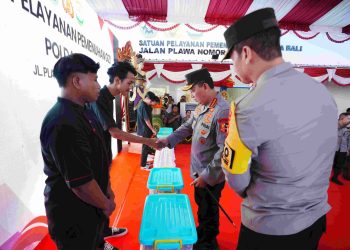 Kapolri Tinjau SPPG Polda Bali , Pastikan Dukung Program MBG