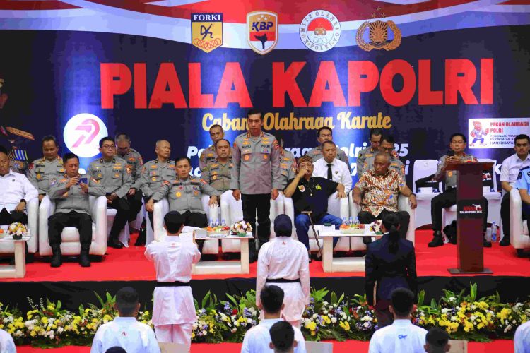 Kabareskrim Buka Kejuaraan Karate Piala Kapolri 2025