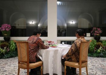 Presiden Prabowo dan PM Wong Private Dinner di Sri Temasek