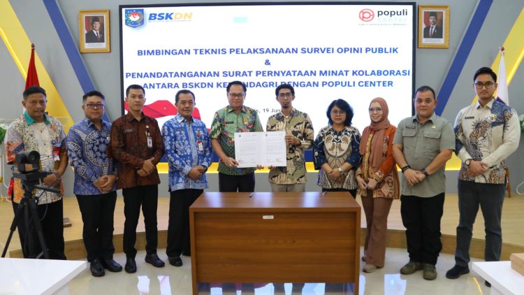 Perkuat Kebijakan Berbasis Data, BSKDN Kemendagri Gandeng Populi Center Bangun Sistem Survei Terukur