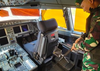 Jihandak Sterilisasi Pesawat Saudi Arabian SVA 5688