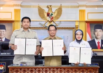 Kemendagri, Kementerian PKP, dan BPS Teken MoU Dukung Program 3 Juta Rumah