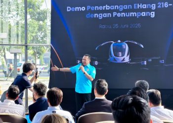 Ketua Umum IMI Bamsoet Apresiasi Kesuksesan Uji Terbang Taxi Udara Berpenumpang Pertama di Indonesia