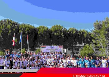 Satgas Sempu XXV-Q Ikuti Perayaan Hari Yoga Internasional di Indobat