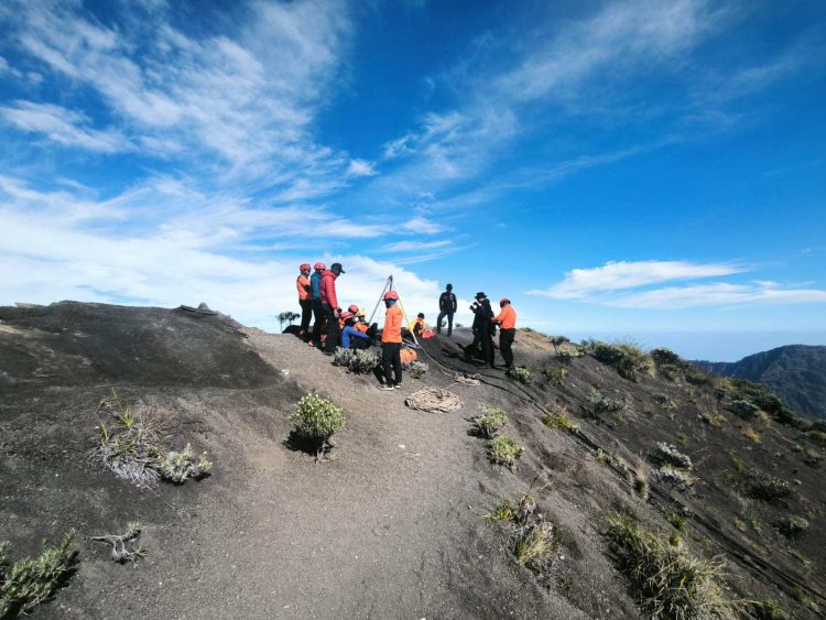 Polda NTB Update Proses Penyelamatan Pendaki WNA di Rinjani