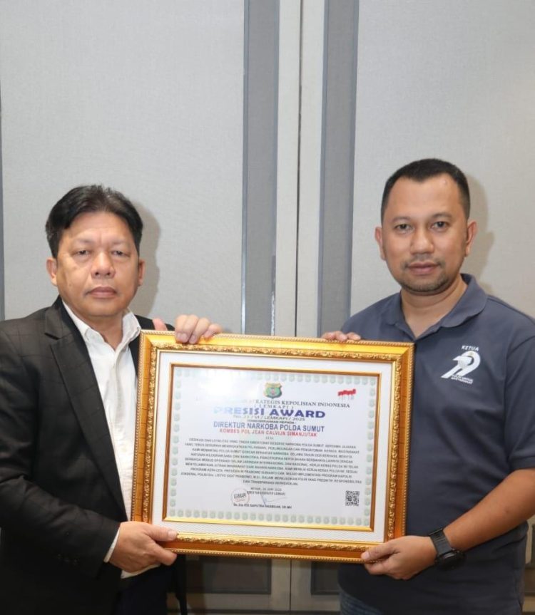 Sabet “Presisi Award”, Pengamat: Bukti Nyata Prestasi dan Dedikasi Dirnarkoba Polda Sumut Calvijn Simanjuntak pada NKRI