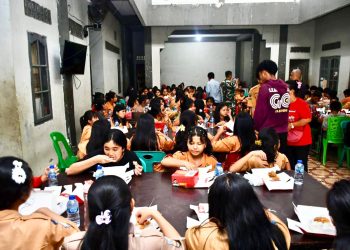 Sentuhan Kasih Kodam I/BB: 250 Anak Panti di Deli Serdang Nikmati Makan Sehat Bergizi