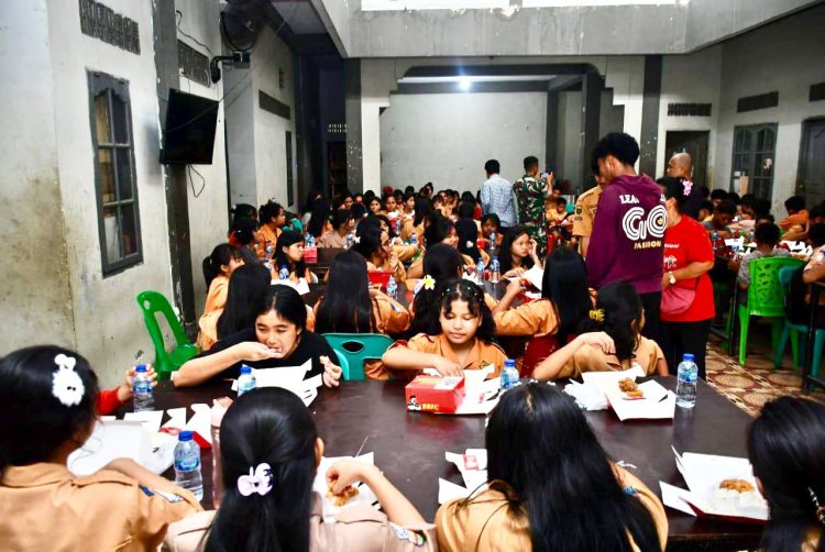 Sentuhan Kasih Kodam I/BB: 250 Anak Panti di Deli Serdang Nikmati Makan Sehat Bergizi