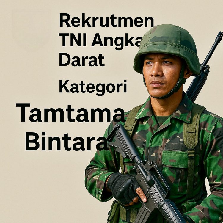 TNI AD Buka Rekrutmen 2025: 24.000 Prajurit Dibutuhkan, Gratis Daftar Segera