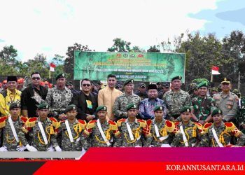 Upacara Serah Terima Jabatan Danyon 514/SY Dipimpin Danbrigif 9/K, Dandim0822 Turut Hadir