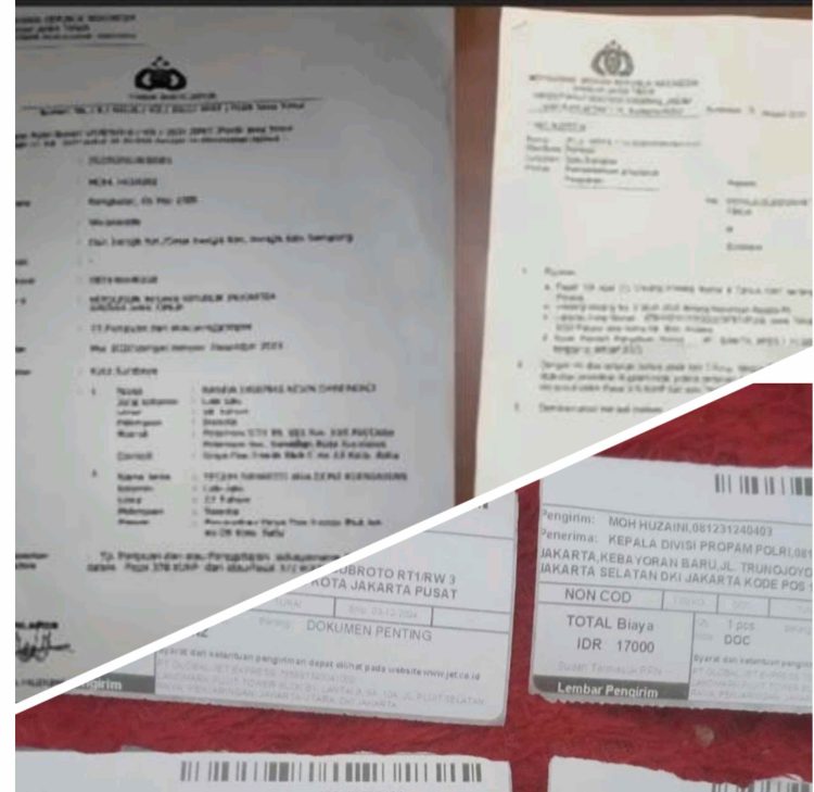 Jeritan Huzaini yang Hilang di Tengah Hukum Jawa Timur”Lapor Kapolri, Tapi Keadilan Masih Bungkam