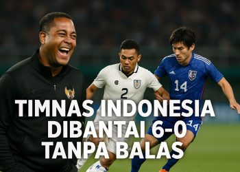 Timnas Indonesia Dibantai Jepang 6 Kosong,Kandang Tandang