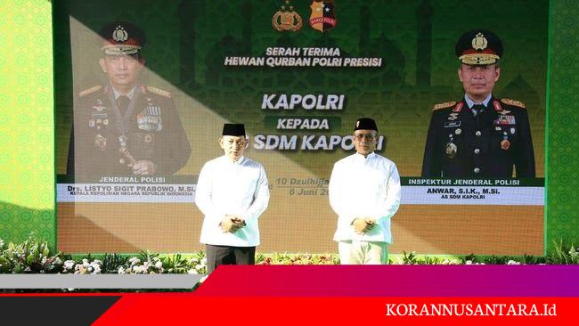 Hari Raya Idul Adha, Kapolri Serahkan 9.648 Hewan Kurban untuk Masyarakat