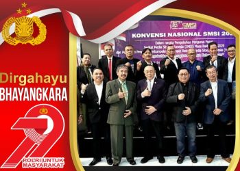 Forum Pemred SMSI Ucapkan Selamat Hari Bhayangkara Ke-79