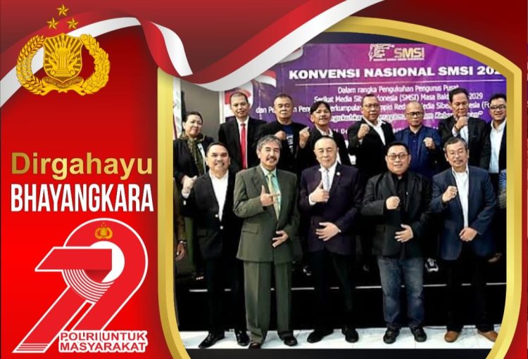 Forum Pemred SMSI Ucapkan Selamat Hari Bhayangkara Ke-79