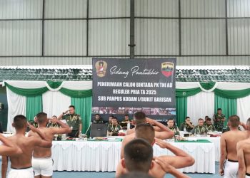 Pangdam I/BB Pimpin Sidang Pantukhir Caba PK TNI AD TA 2025, 1.463 Peserta Ikuti Seleksi Tingkat Pusat