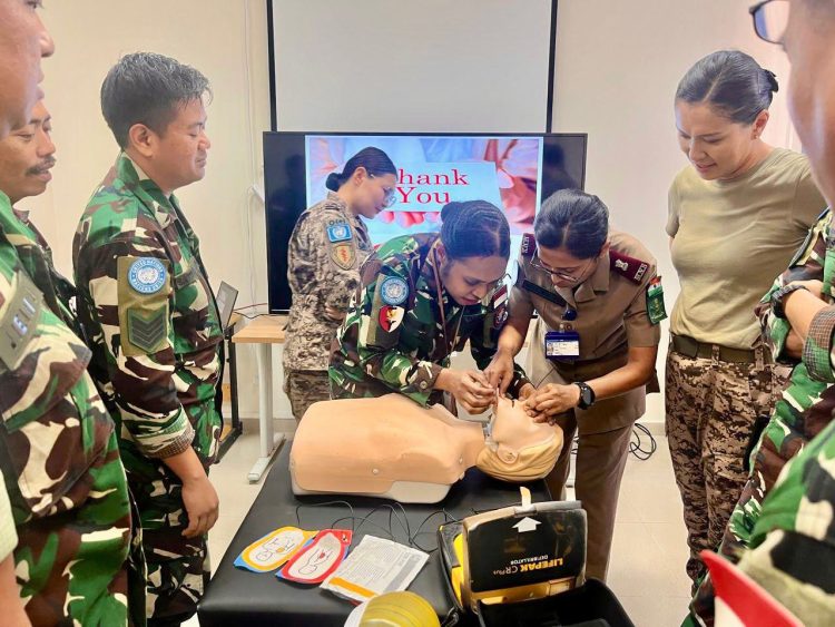 Satgas Hospital XXIX-P Terus Tingkatkan kemampuan Medis Demi Mendukung Misi Perdamaian PBB