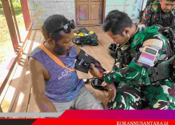 Peluk Hangat TNI di Perbatasan: Pos Kotis Gelar Anjangsana
