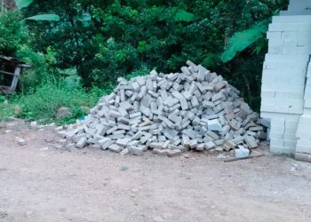 Pembangunan di Dusun Cora Opak Desa Solor Bondowoso Ditemukam Paving Blok Belum Dipasang, Diduga Kurang Pengawasan