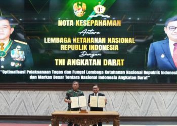 TNI AD-Lemhannas Teken Nota Kesepahaman: Perkuat Ketahanan Nasional