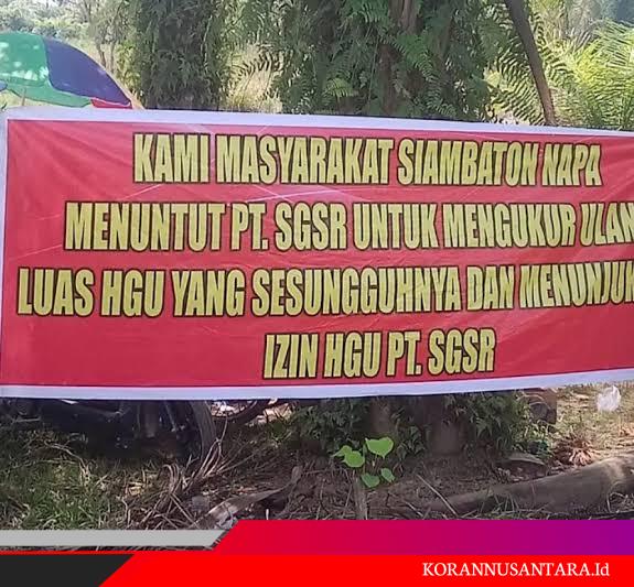 PT SGSR Diduga Kelola 451 Hektare Lahan Tanpa Izin di Tapanuli Tengah, Pengukuran Ulang Akan Dilakukan