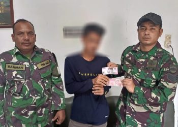 Pengedar Uang Palsu Di Padang Lawas Diringkus Babinsa TNI AD, Dua Rekan Pelaku Buron