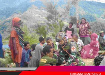 Mereka Tak Punya Puskesmas, Tapi Punya Kami, Bakti Tanpa Batas Satgas TNI di Kaki Langit Papua