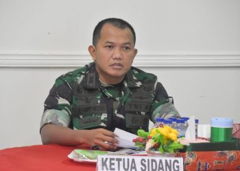 Kodim Mimika Gelar Sidang Jabatan, Tingkatkan Profesionalisme