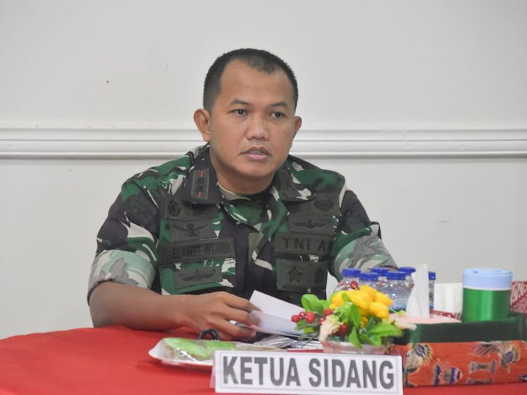 Kodim Mimika Gelar Sidang Jabatan, Tingkatkan Profesionalisme