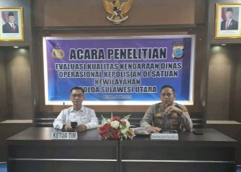 Puslitbang Polri Lakukan Evaluasi Kendaraan Dinas di Polres Bitung