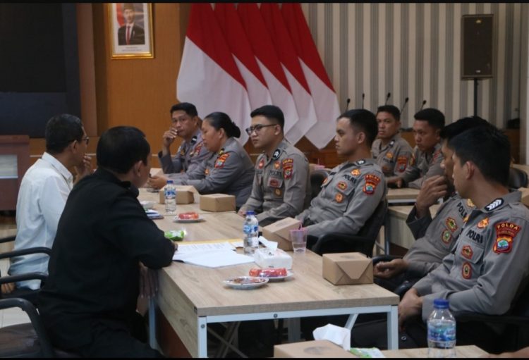 Sambangi Polda sulut,  Puslitbang Polri Teliti Kualitas Kendaraan Dinas Operasional
