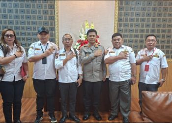 Kapolresta Manado Bertemu Ketua Pokdarkamtibmas Sulut, Bahas Penguatan Peran Masyarakat Dalam Kamtibmas